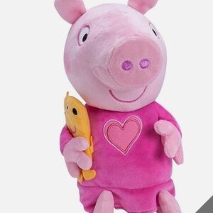 EUC Peppa Pig Sleep N' Oink Plush 12” Talking Stuffed Bedtime Hugging Slumber